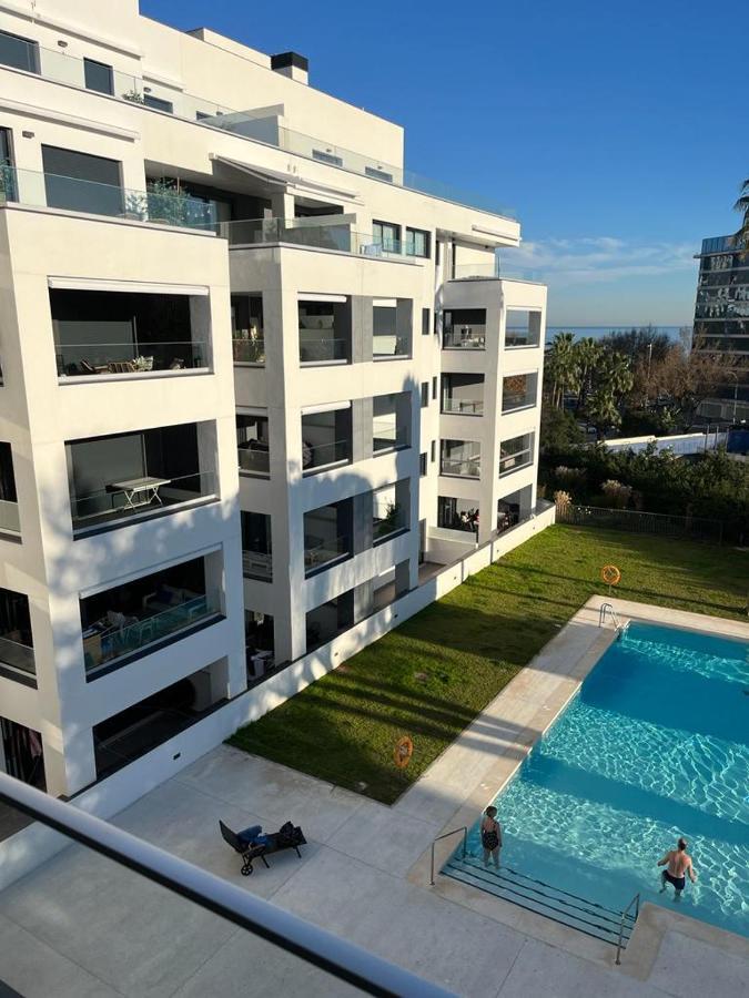 Marbella Luxury Brand New 2-Bedroom Apartment, 3 Min Walk To The Beach! 외부 사진